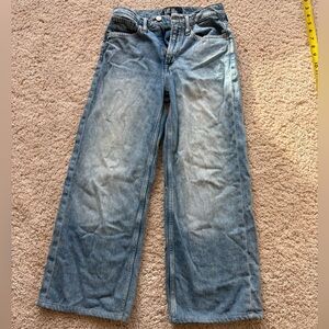 GAP High-Rise Wide-Leg Denim Jeans